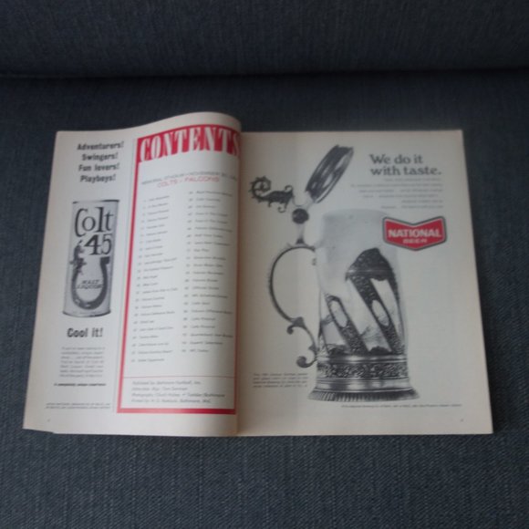 Baltimore Colts vs Atlanta Falcons Memorial Stadium November 30 1969 Program - Picture 5 of 14